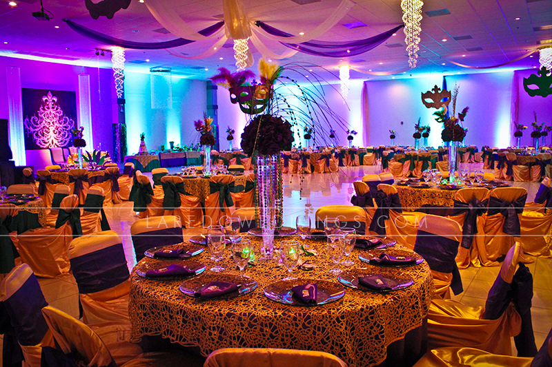 Mirage Mardi Gras Quince Laredo Weddings And Quinces