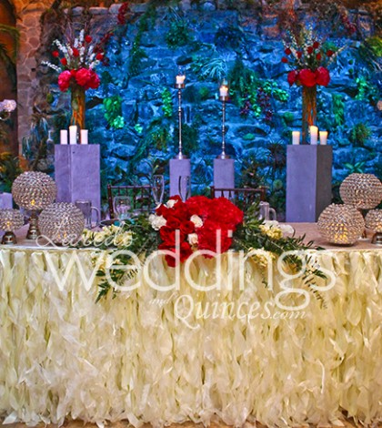 Ivory and Tiffany Blue Wedding at Paseo Real